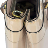 Gucci Dusty Rose Patent Leather Horsebit Two-Way Tote