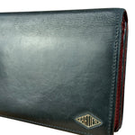 Cartier Black Leather Louis Multipurpose Continental Long Wallet