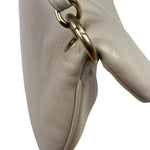 Chanel Cream Leather Cue Ball Foldover Shoulder Bag 2003