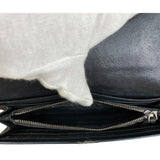 Bottega Veneta Woven Long Wallet Black