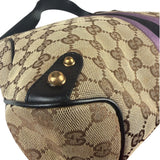 Gucci GG Canvas Web Horsebit Shoulder Bag