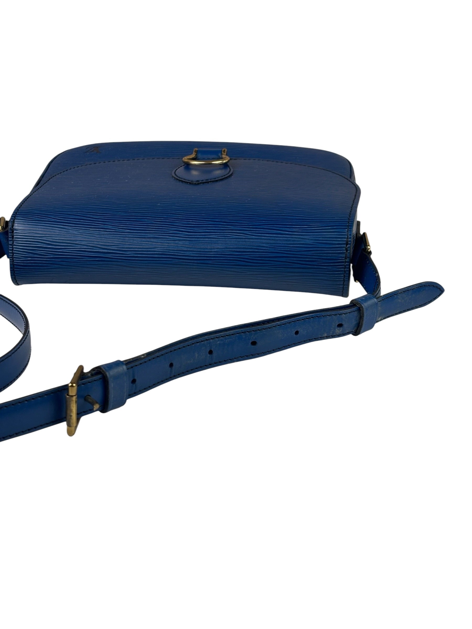 Louis Vuitton Vintage Blue Epi Saint Cloud GM Crossbody