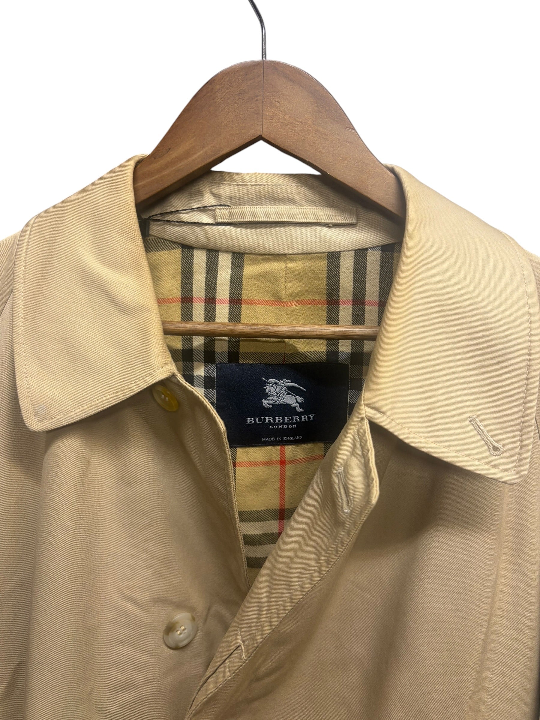 Burberrys House Check Lined Long Coat