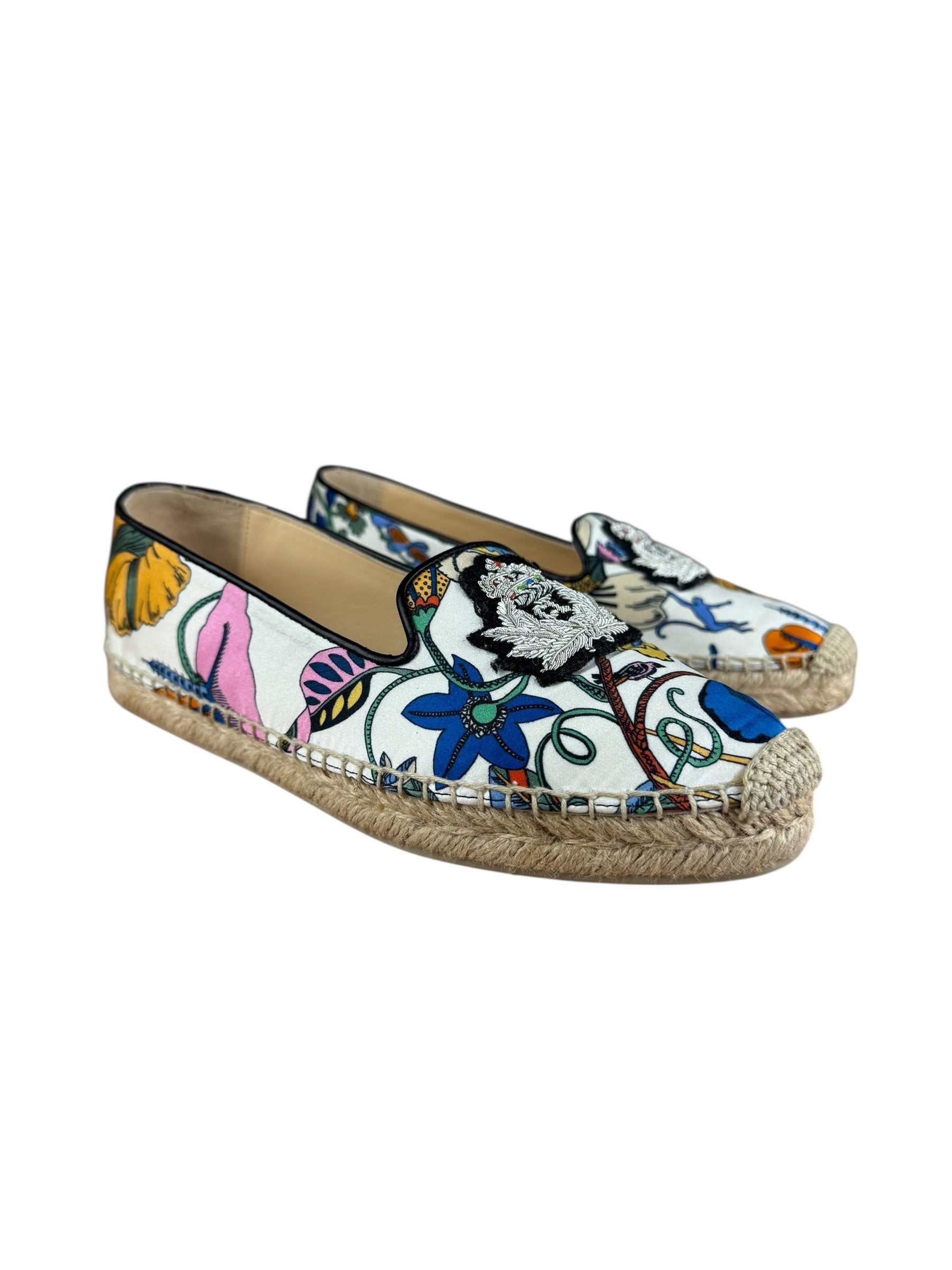 Christian Louboutin Patterned Flat Espadrilles
