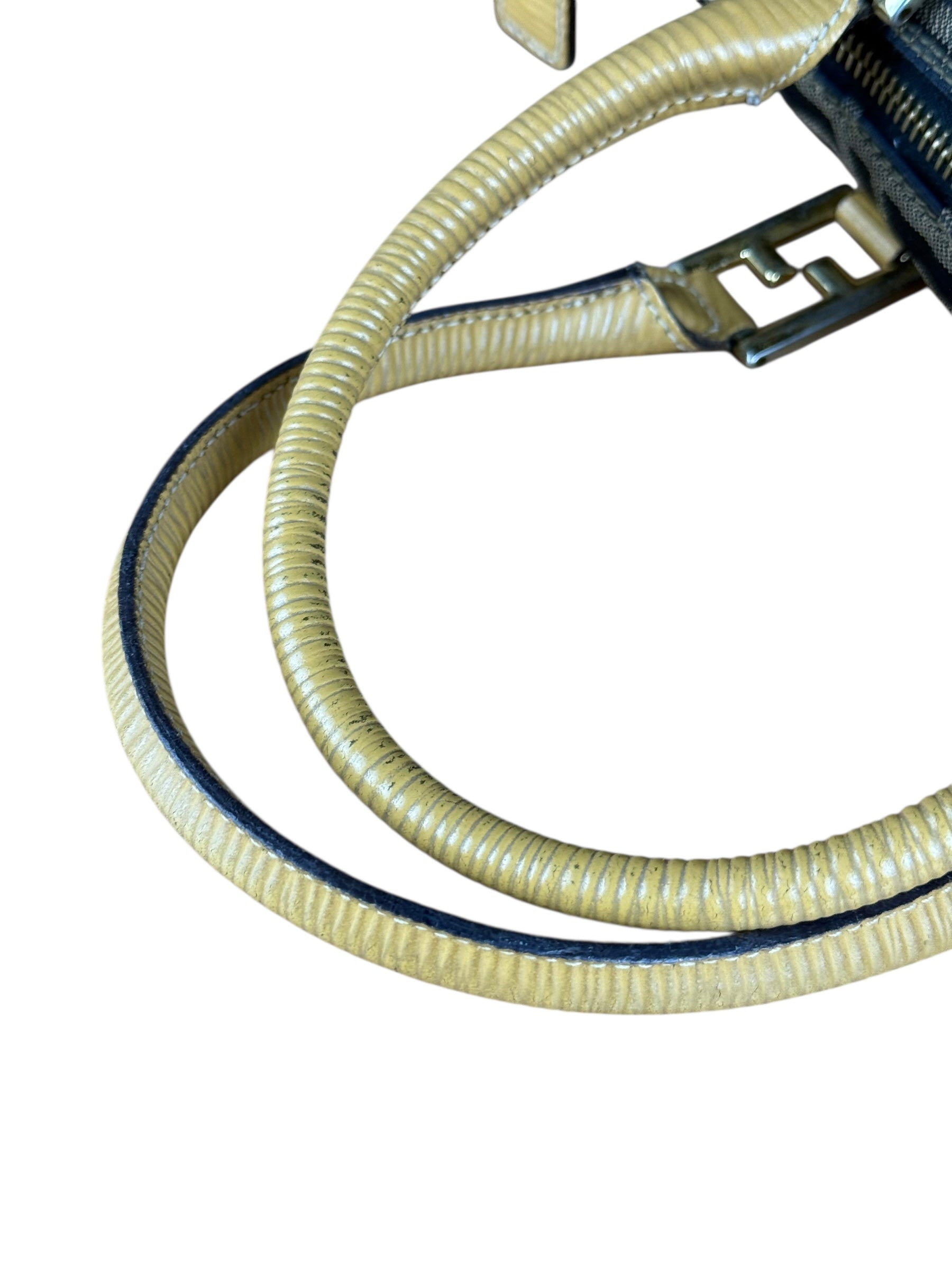 Fendi FF Canvas Top Handle Zip Tote