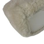 Fendi Cream Fur Lambskin Trim Micro Peekaboo Two-Way Bag