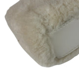 Fendi Cream Fur Lambskin Trim Micro Peekaboo Two-Way Bag