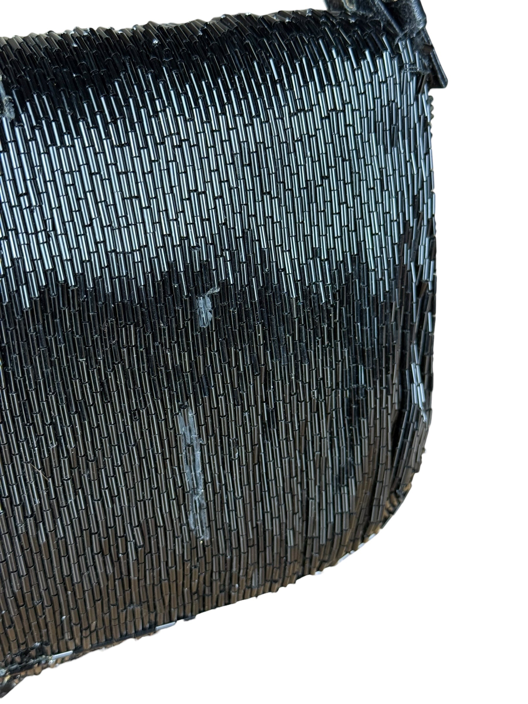 Fendi Beaded Baguette Black