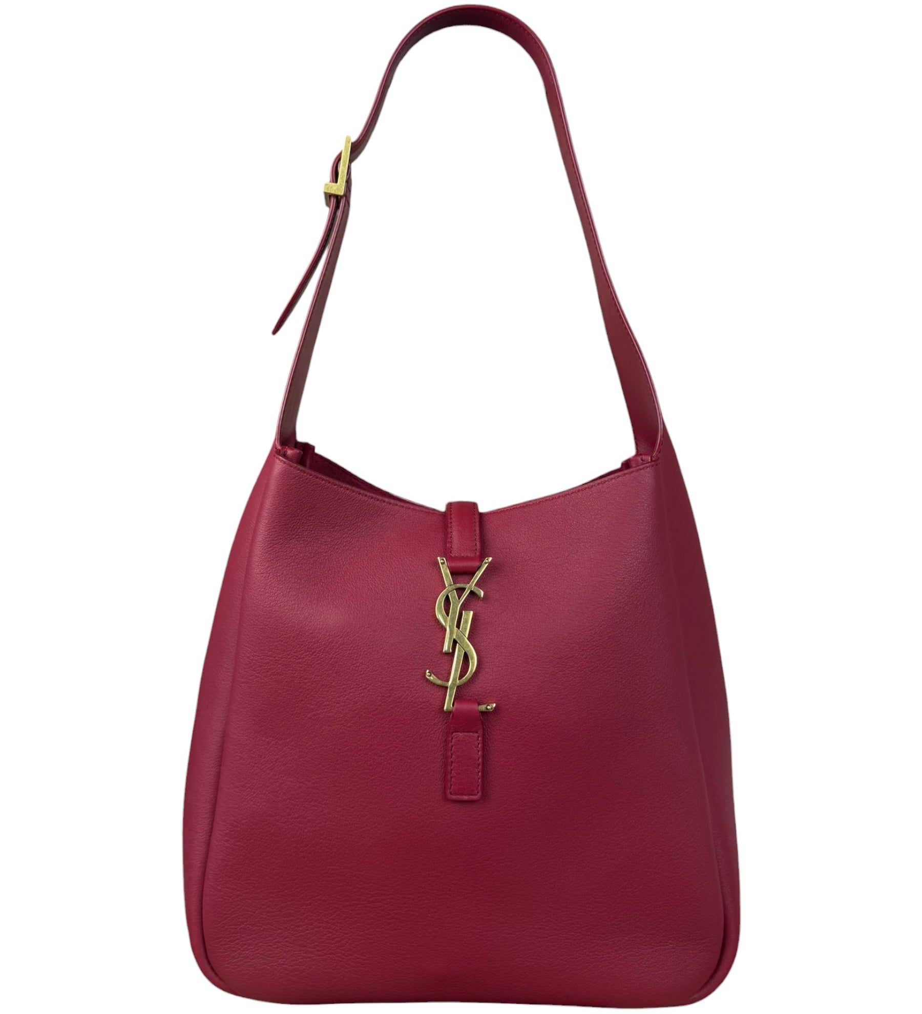 Saint Laurent Raspberry Pink Le 5 A 7 Hobo