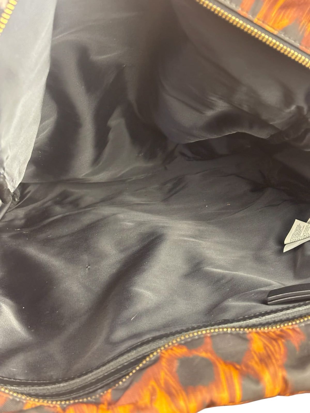 Versace Colorblock Tiger Print Medusa Head Travel Backpack