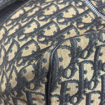 Christian Dior Vintage Navy Blue Trotter Boston Bag