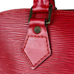 Louis Vuitton Red Epi Alma Handbag