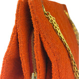 Chanel Vintage Red Quilted Tweed Shoulder Bag 1994