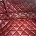 Chanel Coco Cocoon Ivory Puff Leather Boston Handbag 2009
