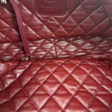 Chanel Coco Cocoon Ivory Puff Leather Boston Handbag 2009