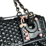 Fendi Patent Leather Romanesque B Buckle Bag