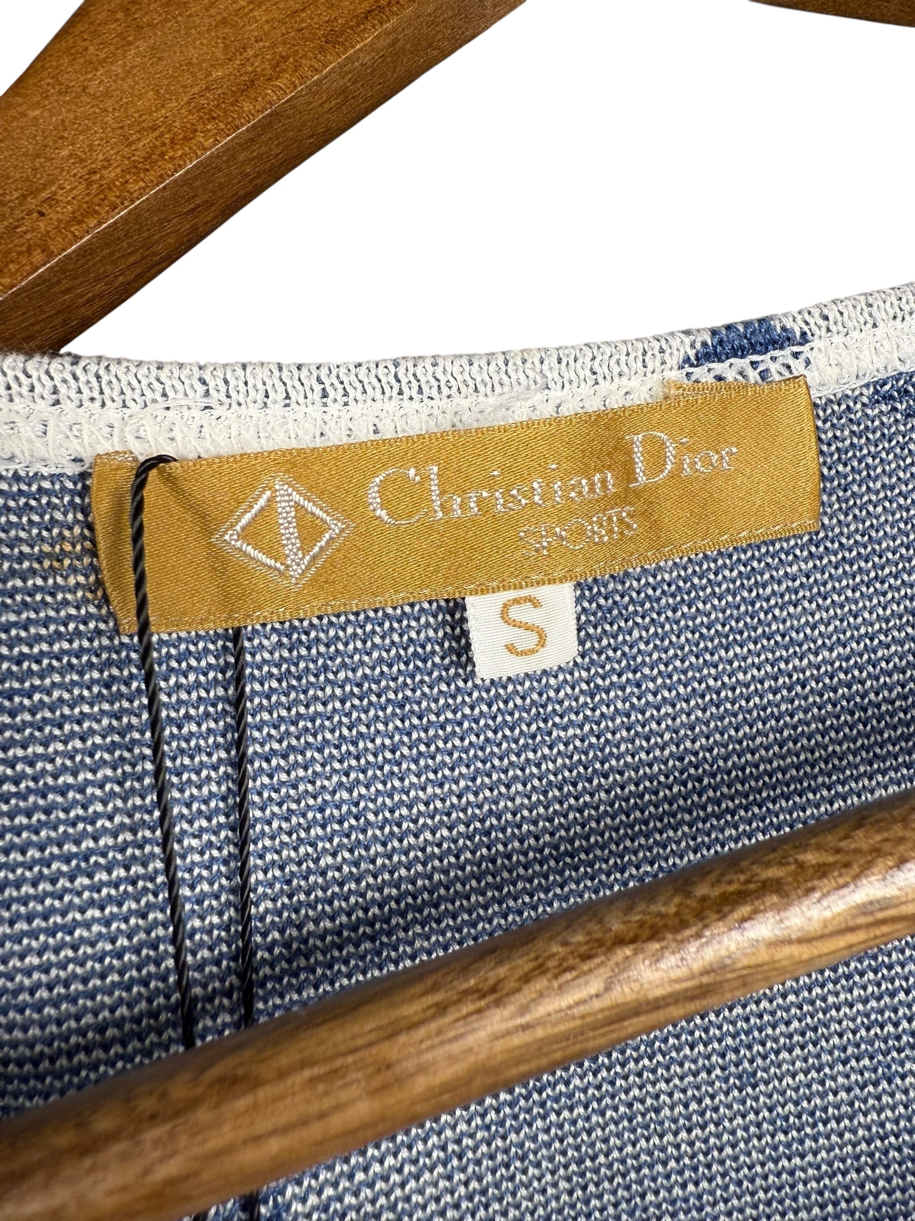 Christian Dior Polka Dot Sleeveless Sweater
