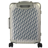 Christian Dior Blue/Silver Trotter Rimowa Suitcase