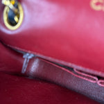 Chanel Black Quilted Single Flap Bag 1988