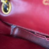 Chanel Black Quilted Single Flap Bag 1988