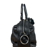 Chanel Black Quilted Leather Wild Stitch Handbag 2005
