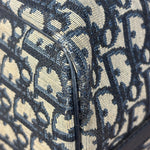 Christian Dior Vintage Navy Trotter Boston Bag
