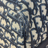 Christian Dior Vintage Navy Trotter Boston Bag