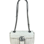 Gucci GG Marmont White Matelasse Bag