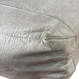 Balenciaga Grey Lambskin Day Moto Hobo Bag