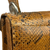 Vintage Snakeskin Top Handle Bag