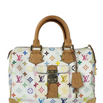 Louis Vuitton x Takashi Murakami White Monogram Speedy 30