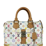Louis Vuitton x Takashi Murakami White Monogram Speedy 30