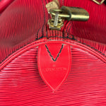 Louis Vuitton Red Epi Keepall 45