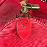 Louis Vuitton Red Epi Keepall 45