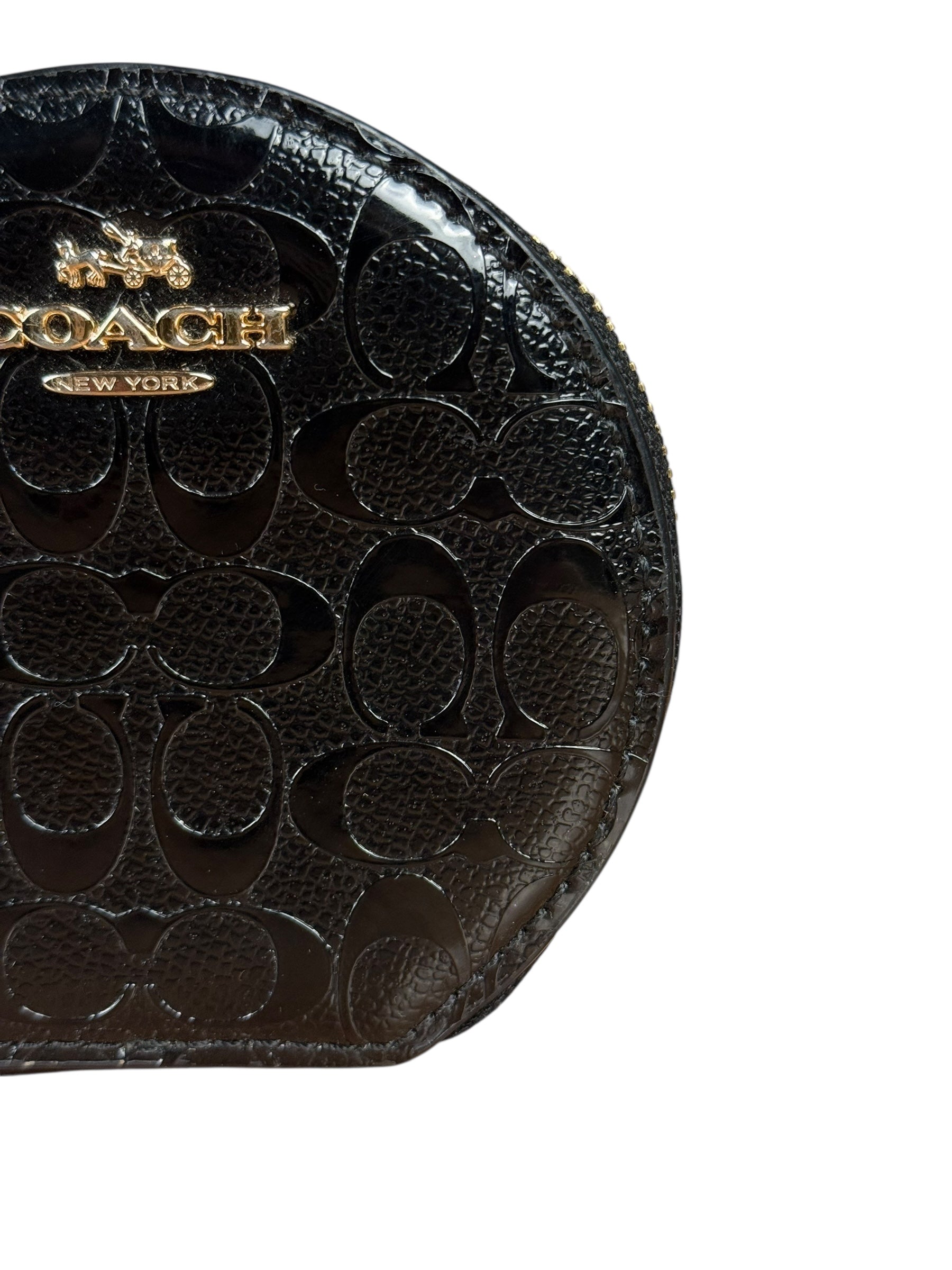 Coach Monogram Circle pouch