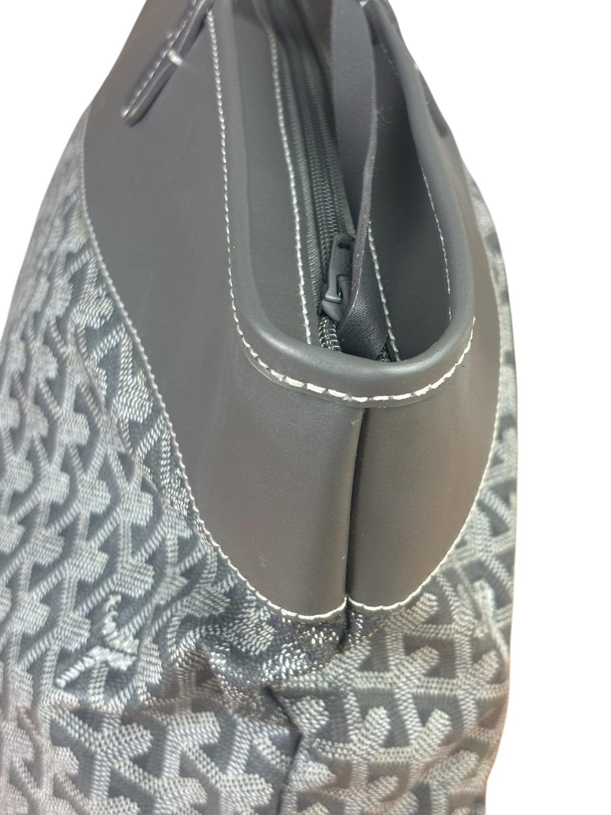 Goyard Grey Leather Bellechasse Medium Tote