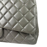 Chanel Grey Hue Caviar Quilted Jumbo Flap Bag 2010
