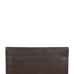 Yves Saint Laurent Vintage Brown Leather Long Bifold Wallet