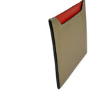 Celine Brown/Red Leather Card Holder