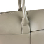 Bottega Veneta Olive Green Leather Intrecciato Arco Two-Way Bag