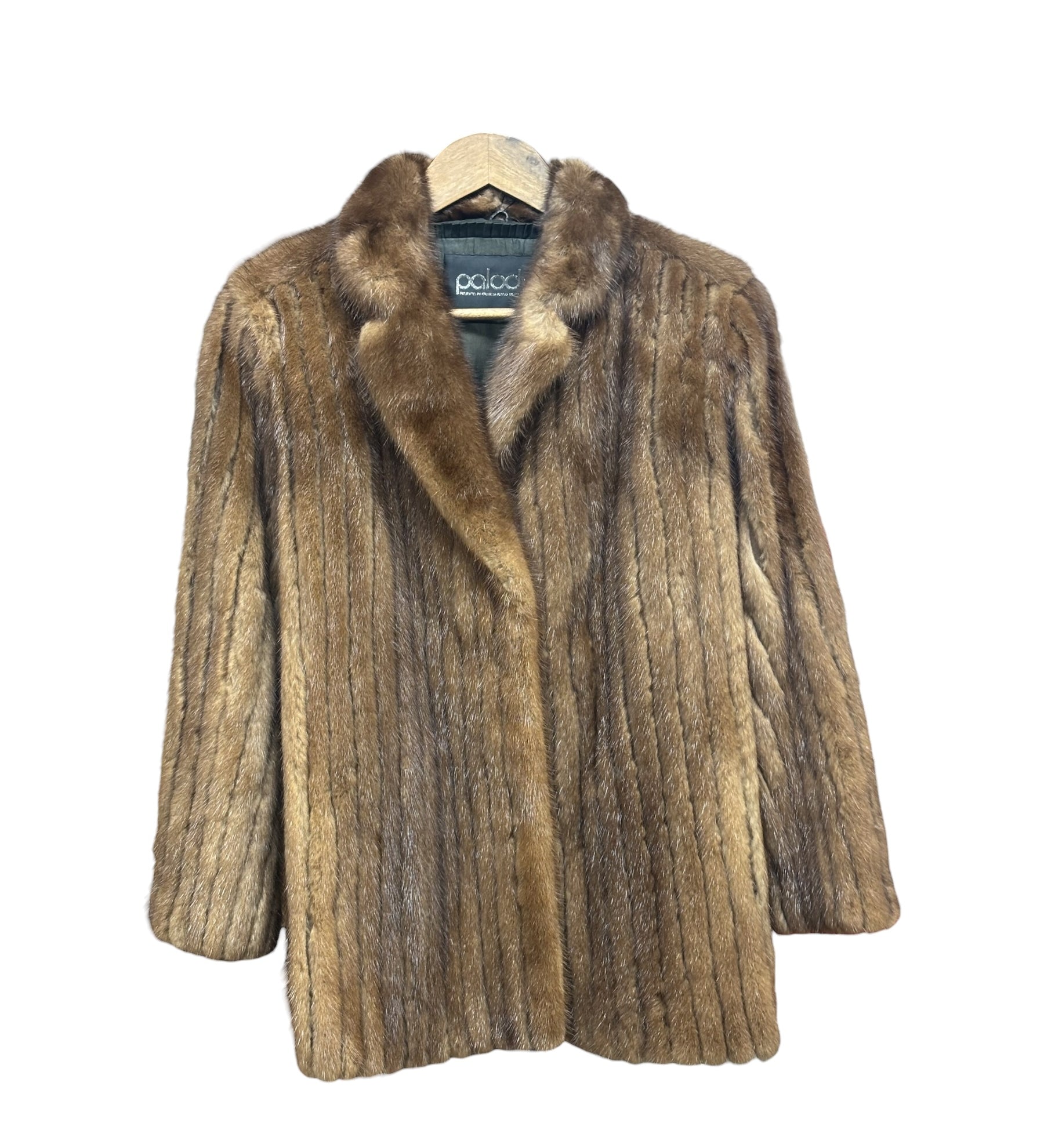 Palody Brown Mink Fur Coat