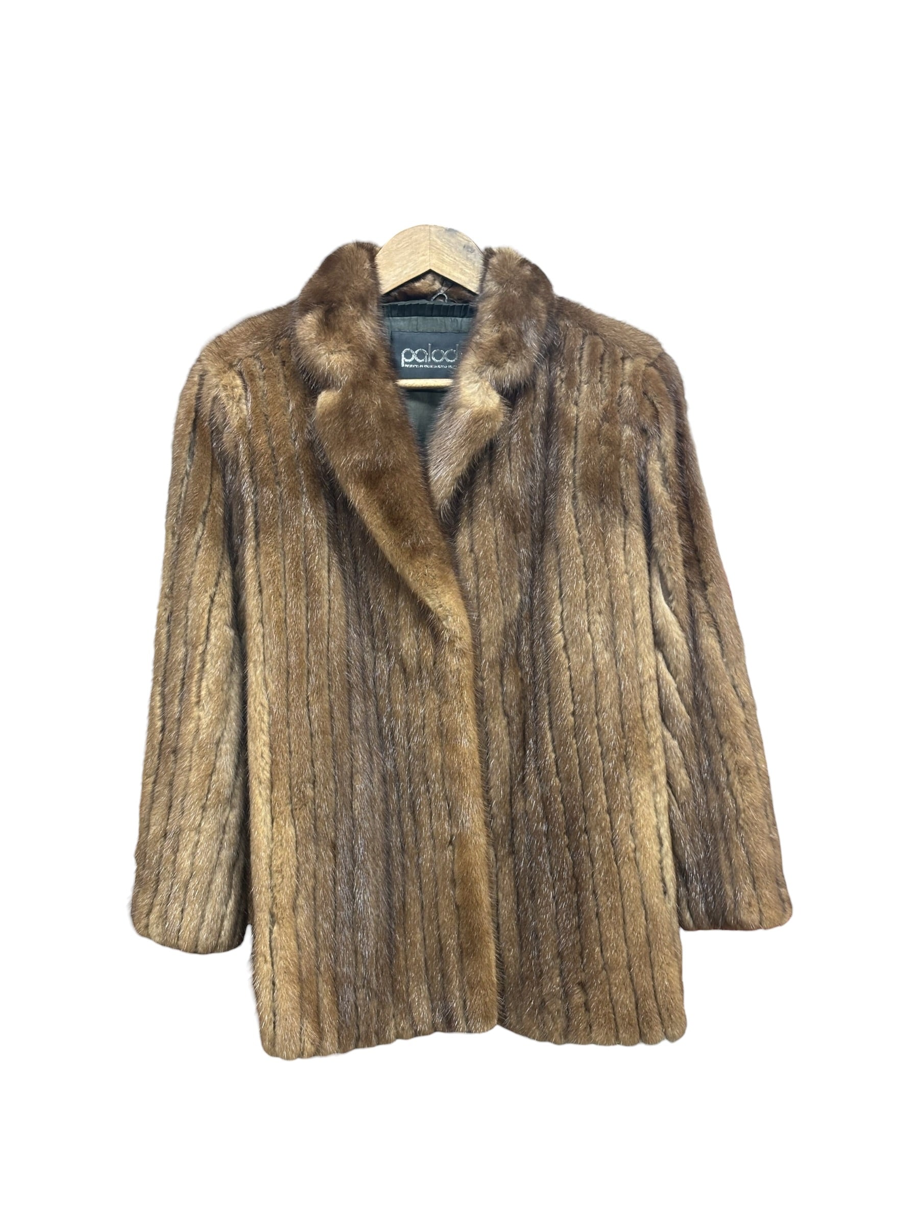 Palody Brown Mink Fur Coat
