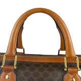 Celine Vintage Macadam Canvas Boston Bag