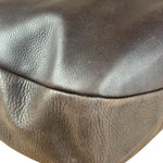 Ferragamo Vintage Brown Leather Hobo Bag