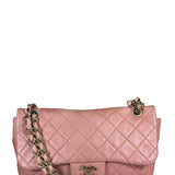 Chanel Pink Quilted Lambskin Precious Jewel Flap Bag 2010