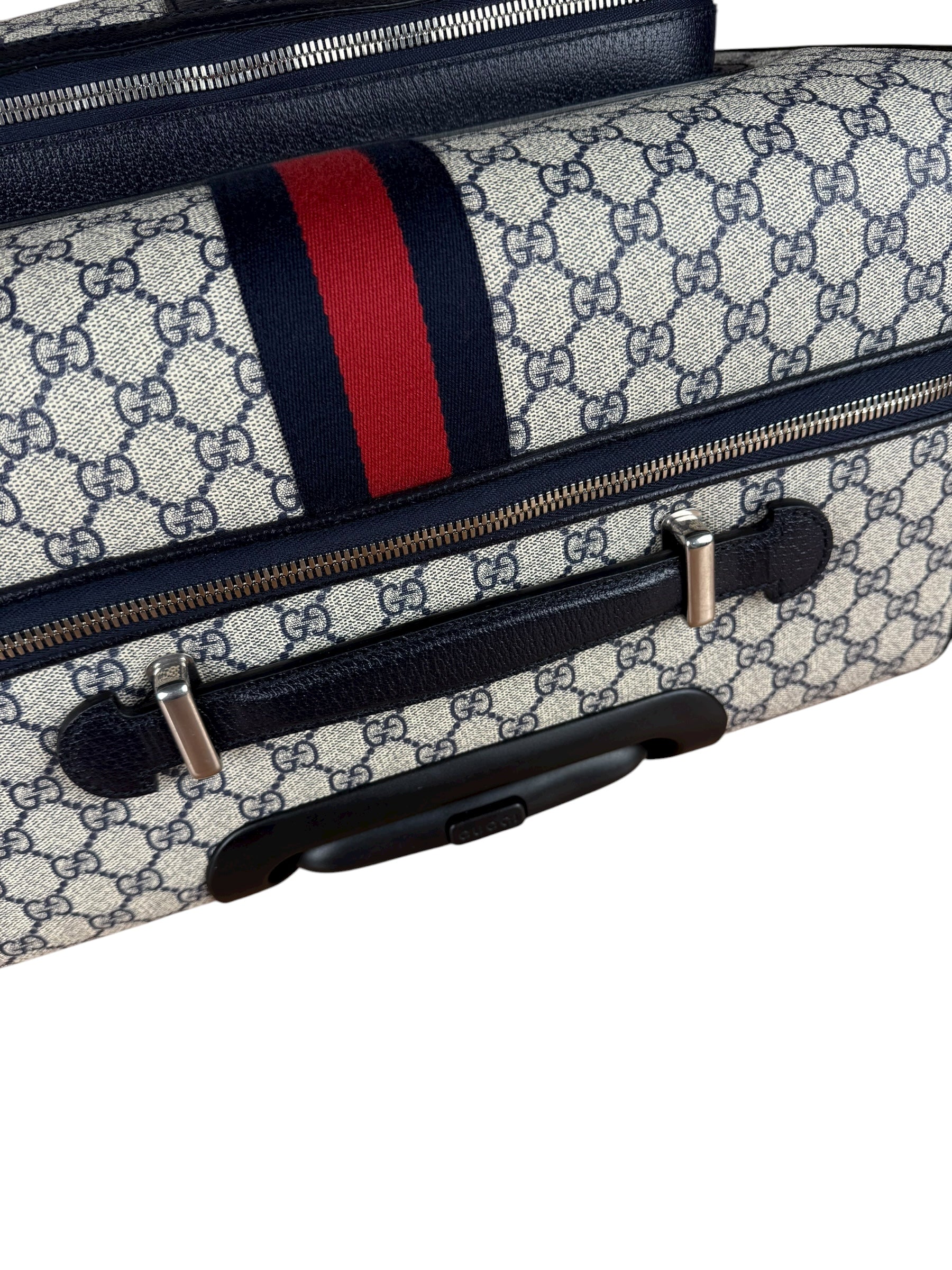 Gucci GG Savoy Navy Medium Trolley Luggage