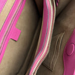 Gucci Pink/Red Leather Open Top Handbag