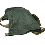 Bottega Veneta Green Nylon/Mesh Intrecciato Belt Bag