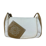Loewe Tan & Cream Shoulder Bag