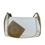 Loewe Tan & Cream Shoulder Bag